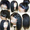 Вьющиеся короткие водяные волны полные кружева человеческие парики для волос для черных волос для черных женщин 130% плотность предварительно сорвана 360 передний фронтальный парик 12 дюймов Diva1