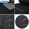 Autoyouth Sports Car Seat Covers Universal Fit Większość Marka Pojazd Siedzenia Siedzenia Samochodowe Protector Akcesoria wnętrz Czarny pokrowiec