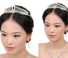 Sälj vintage crystal tiara brudtillbehör för bröllop quinceanera tiaras och kronor tävling rinsten krona hårband1804652