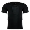 Mounchain Sports Protective T-shirt schouder terug beschermt rib borstbeschermer voor yourth jongens sportactiviteiten