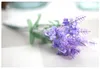 10 teste di mazzi di fiori di lavanda artificiale 3 fiori di schiuma di colori per la decorazione di nozze Decorazione domestica Weddingzone Fornito: MW02611