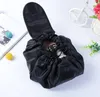 Hot Selling Women DrawString Cosmetic Bag Fashion Travel Makeup Bag Organizer Make Up Case Storage Pouch toalettety Beauty Kit Box Wash Bag