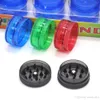 RICH DOG 48pslot 2 parti 30MM MINI acrilico plastica dura affumicatore Grinder Reggae Grinder per fumatore tabacco erbe spezie frantoio Who1208505