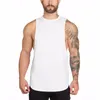 Summer 2018 Casual Men's Solid Loose Cotton Vest High Quality Fitness Sleeveless Bottoming Elastic Tank Tops T Shirt Size M-2XL