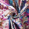 Винтажная женская квадратная шелковая шаль ручной работы, этнический фиолетовый шарф, шали, большие саржевые шали, оптовая продажа, 130*130 см