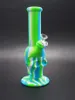 Czaszka Design Bubbler Hoakahs Silikonowa Rura Wodna Haisah Bongs Gruby Dab Rury Rury Olejowe Kolorowe