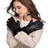 Whole - Warm winter ladies leather gloves real wool gloves women 100% quality assurance240a