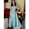 우아한 2018 레이스 아플리케 민트 이브닝 공식 드레스 Scoop Sheer Prom Maxi Gowns 신부 어머니 파티 드레스 긴 플러스 사이즈 고품질