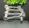 Pentola in vetro trasparente a forma di fungo Bong in vetro all'ingrosso Tubi per l'acqua in vetro con bruciatore a nafta
