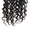 Bundles de cheveux vierges malaisiens avec 13X4 dentelle frontale 4 pièces/lot vague d'eau cheveux bouclés faisceaux frontaux