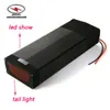 Electric Bicycle Battery 48v Electric Bike Lithium Ion Battery Pack Rear Rack 48V 20Ah / 24Ah / 27Ah with tail light for 2000W