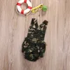 Cool Camouflage Baby Romper 2018 Sommar ärmlös Baby Boys Girls Jumpsuit Camo Print One Piece SunSuit