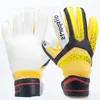 Latex with fingersave Soccer Professional Goalkeeper Gloves 5 Colors Adult game soccer ball glove for children