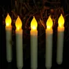 LED Light Bougie Candles Electronic Taper Candle Wedding Birthday Party Decorate Supplies Glowing In The Dark 2 7ag ff