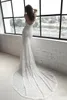 Sexy Julie Vino Meerjungfrau Brautkleider Spaghetti rückenfreie Brautkleider Plus Size Strand Brautkleid mit Spitze