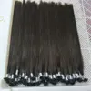 1G S 100g Paket 14 24 100 İnsan Saç Uzantıları U İpucu Remy Peru Düz Dalga Tırnak Saç 5 Renk Seçeneği