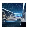 Large Custom Wall Mural 3d Ceiling Murals Wallpaper Blue Sky Stars Universe 3d Photo Mural for Hall Room 3d Wall Murals