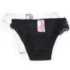 Ordens de comércio senhoras sexy lace cuecas autêntica cueca calcinha para as mulheres preto branco rosa 7 cores