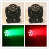 6st / parti 4in1 Flyttande huvudsteglampa 7 x 10W LED RGBW Moving Head Wash Beam DMX Disco Party Club