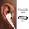 J5 Wired Earphones For Cellphone In-ear Headphones 3.5mm Sport Running Earbuds with Mic Volume Control Headsets in OPP Bag