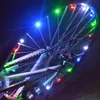 20 LED Koło rowerowe Światło Wodoodporna Drut LED String Light Rower Koła Rim Światła Bateryjna Zasilana Koła Wołowa Światła Czapka