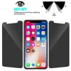 Privacy mobiele telefoon schermbeschermers voor iPhone 14 13 12 11 Pro Max XR 7 8Plus anti-peeping gehard glas met retailpakket