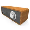 Smalody SL-50 alto-falante sem fio Bluetooth 8W barra de som de madeira portátil caixa de som de graves fortes subwoofer de música para tablet laptop PC