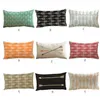 9 estilo retangular Arrow Printing Bed Home Ornament Festival Progrehwow Cushion Covering Covers Cobres de linho Pillowslip Têxtil Venda