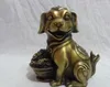 الشعبية الصينية البرونز زودياك الثروة الكنز السلطانية سعيد فو الكلب تمثال الحيوانات