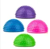 Yoga Half Ball Fitness Equipment Kids Elder Durian Massage Mat Ball Exercise Balance Point massage Yoga Pilates Balls