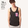 Men Printing Undershirts 2017 Summer Tops Sleeveless Vest TOP Undershirt Casual Fitness Mens Casual Cotton Print Bodybuilding