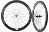 700C 50mm de profundidade rodas de carbono para bicicleta de estrada 23mm de largura clincher bicicleta tubular super leve aero wheelset245E