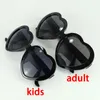 Fashion Love Heart Sunglasses For Women And Kids Two Size Party Eyeglasses Frame UV400 Sun Glasses