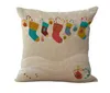 Frohes Neues Jahr Weihnachten Pillowcase 20 Entwürfe Frohe Weihnachten Sofa Dekoration Kissenbezug Kissenbezug Auto Waist-Kissenbezug