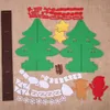 2019 DIY Craft Christmas Tree Ornamente Neujahr Geschenkspielzeug für Kinder LED TREEH THEISHEIT Tischdekorationen hängen #TX5