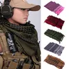 Unisex Thick Muslim Hijab Army Military Tactical Scarves Men Palestine Arab Scarf Windproof Camping Desert Hiking Plaid Shawl