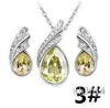 High quality austrian crystal jewelry set with Rhinestone necklace and earrings fashion Women Crystal Jewelry set z061