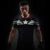 2017 Costume Cosplay Reverse Flash 3D Stampato T-Shirt Camicia a Compressione Manica Corta da Uomo Vestiti Raglan Fitne
