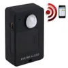 Freeshipping mini pir alert sensor draadloze infrarood gsm alarm monitor bewegingsdetector detectie thuis anti-diefstal met adapter