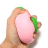 Pembe Şeftali Squishy Koku Jumbo Kawaii Kokulu Squishes Yavaş Yükselen Oyuncaklar Anti Stres Kawaii Dekorasyon Squishy Telefon Kayışı