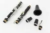 Strumenti a fiato professionali Falling Tune A 17 tasti Clarinetto Strumenti musicali chiave placcati argento con custodia Spedizione gratuita