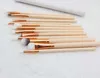 Cosmetic Makeup Brushes Set Foundation Eyeshadow Eyeliner Lip Oval Make Up Eye Brush Set Mini 12 pcs maquiagem