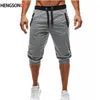 Men's Shorts Men's Five-Point Pants Knee length Casual Pants Sweat Pant Slim Fit Fitness Jogging Man Capris