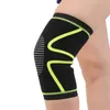 1 coppia Fitness che corre in bicicletta per ciclismo Brettura di supporto per la sicurezza sportiva elastica Solissione per compressione ginocchisi per la pallavolo da pallavolo ginocchio9473403