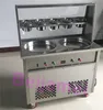 Beijamei Double Round Pan Fried Ice Cream Roll Machine 110V 220V Flat Pan Thailand Fried Ice Cream Machine 5 Skopor