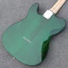 72 Deluxe Thin Line Green Electric Guitar Tailpiece, przetworniki Humbucker, Black Pickguard, String Thru Body Bridge