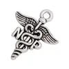 Alloy Medical Caduceus charm vintage sjuksköterska utövare np smycken diy charms 1822mm aac16194029473