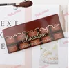 Palette de fard à paupières de marque privée grande capacité 210g 22.5CM * 10CM * 1CM mélange de 10 couleurs sans logo avec palettes miroir chocolat soyeux