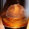 Sıcak Yaratıcı Silikon Mavi Savaşları Ölüm Yıldızı Yuvarlak Top Ice Cube Kalıp Tepsi Desert Küre Kalıp DIY