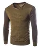 Venta al por mayor- Nueva marca de moda de invierno Suéter casual Hombres con cuello en V Sólido Slim Fit Knitting Mens Suéteres Suéteres Sueter Hombre Jersey de punto